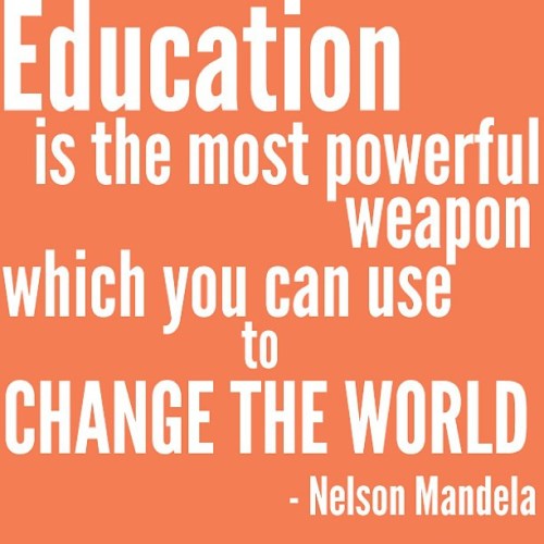 Education Quote Mandela